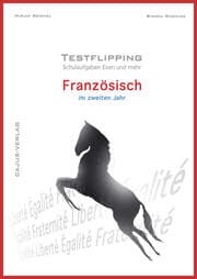Cover von Testflipping. Französisch im zweiten Jahr. Das Schulaufgabenbuch