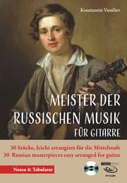 Cover von Meister der russischen Musik für Gitarre