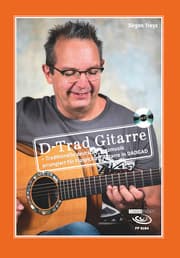 Cover von D-Trad Gitarre - Traditionelle deutsche Tanzmusik arrangiert für Flatpicking-Gitarre in DADGAD