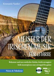 Cover von Meister der irischen Musik für Gitarre