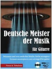 Cover von Deutsche Meister der Musik für Gitarre
