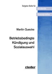 Cover von Betriebsbedingte Kündigung und Sozialauswahl