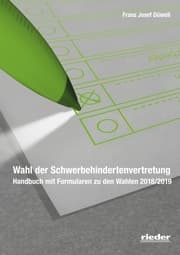 Cover von Wahl der Schwerbehindertenvertretung