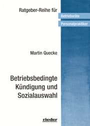 Cover von Betriebsbedingte Kündigung und Sozialauswahl