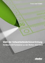 Cover von Wahl der Schwerbehindertenvertretung