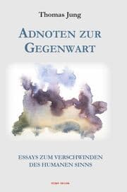 Cover von ADNOTEN ZUR GEGENWART