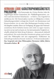 Cover von Katastrophenbegünstigte Philosophie