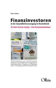 Cover von Finanzinvestoren in der Gesundheitsversorgung in Deutschland