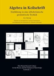 Cover von Algebra in Keilschrift