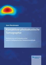 Cover von Kontaktlose photoakustische Tomographie