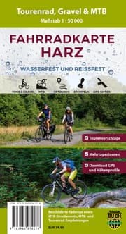 Cover von Fahrradkarte Harz