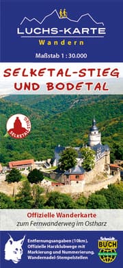Cover von Luchs-Wanderkarte Selketal-Stieg und Bodetal