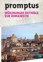 Cover von promptus - Würzburger Beiträge zur Romanistik