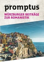 Cover von promptus - Würzburger Beiträge zur Romanistik