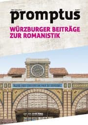Cover von promptus - Würzburger Beiträge zur Romanistik