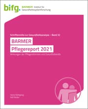 Cover von BARMER Pflegereport 2021