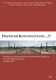 Cover von Deutsche Kontinuitäten ...?!