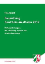 Cover von Bauordnung Nordrhein-Westfalen 2019