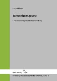 Cover von Tarifeinheitsgesetz