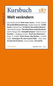 Cover von Kursbuch 187