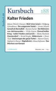 Cover von Kursbuch 188