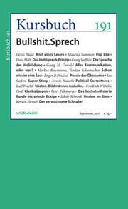 Cover von Kursbuch 191