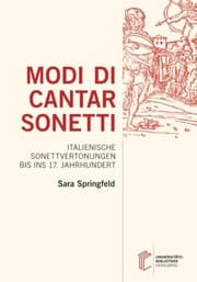Cover von Modi di cantar sonetti
