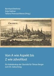 Cover von Von A wie Aspekt bis Z wie zdvorilost