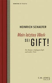 Cover von Mein letztes Werk sei Gift!