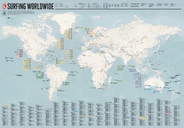 Cover von Surfing Worldwide - Map