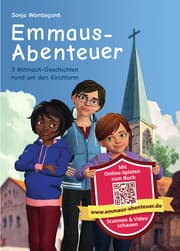 Cover von Emmaus-Abenteuer - 3 Mitmach-Geschichten rund um den Kirchturm