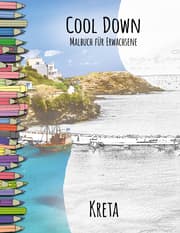 Cover von Cool Down - Malbuch für Erwachsene: Kreta
