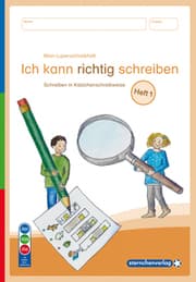 Cover von Mein Lupenschreibheft 1 - Ich kann richtig schreiben - Ausgabe mit Artikelkennzeichnung (DaZ)