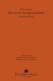 Cover von Die neuen Serapionsbrüder. Kommentarband