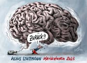 Cover von Zurück! - Stuttmann Karikaturen 2023