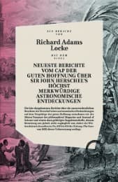Cover von Neueste Berichte vom Cap der guten Hoffnung über Sir John Herschels höchst merkwürdige Astronomische Entdeckungen, den Mond und seine Bewohner betreffenf