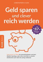 Cover von Geld sparen und clever reich werden