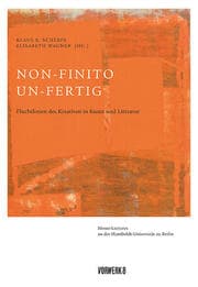 Cover von Non-finito. Un-fertig
