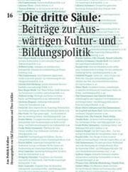Cover von Die dritte Säule: Beiträge zur Auswärtigen Kultur- und Bildungspolitik