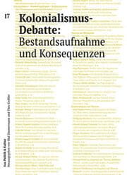 Cover von Kolonialismus-Debatte: Bestandsaufnahme und Konsequenzen