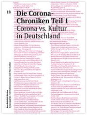 Cover von Die Corona-Chroniken Teil 1 - Corona vs. Kultur in Deutschland