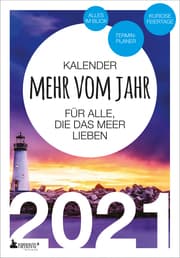 Cover von Terminkalender 2021: Mehr vom Jahr - für alle, die das Meer lieben