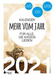 Cover von Terminkalender 2021: Mehr vom Jahr - für alle, die Katzen lieben