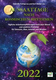 Cover von Aussaattage nach kosmischen Rhythmen 2022