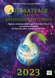 Cover von Aussaattage nach kosmischen Rhythmen 2023