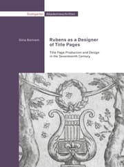 Cover von Peter Paul Rubens as a Designer of Title Pages