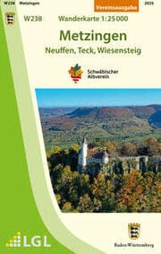 Cover von W238 Metzingen - Neuffen, Teck, Wiesensteig
