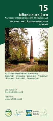 Cover von Blatt 15, Nördliches Ried - Naturschutzgebiet Kühkopf-Knoblochsaue