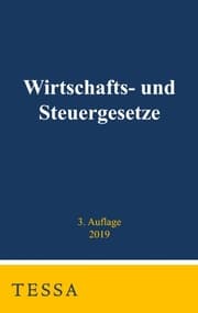 Cover von Wirtschafts- und Steuergesetze