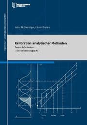 Cover von Kalibration analytischer Methoden Theorie & Techniken - Eine Orientierungshilfe -